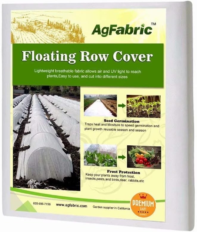 Multi-Application Plant Covers 7'x50' - Protect Vegetables & Flowers from Frost