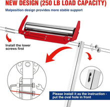 Load image into Gallery viewer, Portable Height Adjustable Roller Stand: 250 LB Load Capacity for Woodworking