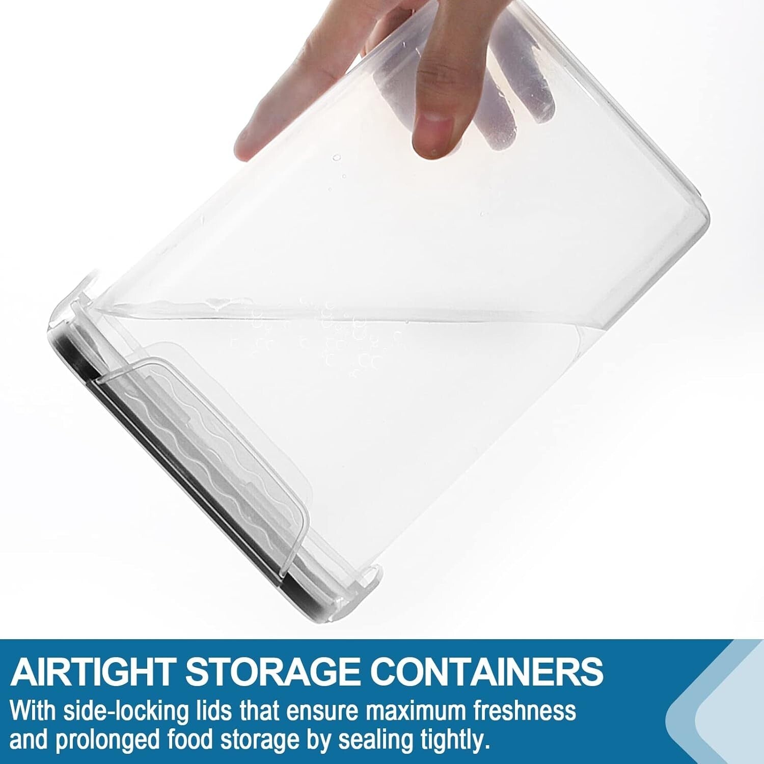 10-Pack Airtight Food Storage Containers for Efficient Kitchen Organization