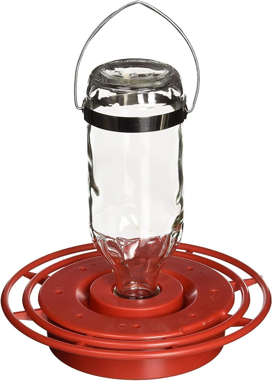 Best-1 16oz Glass Hummingbird Feeder 2-Pack - 8 Ports for Attracting Wildlife