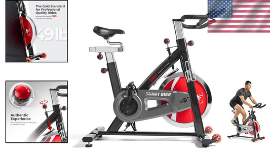 4-Way Adjustable Stationary Exercise Bike for Home Cardio & Convenient Storage