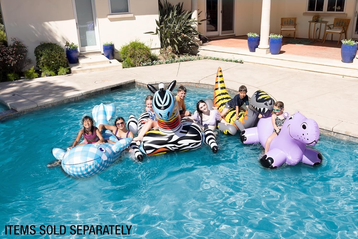 Epic T-Rex Inflatable Pool Toy - 2-Person Float for Thrilling Water Adventures