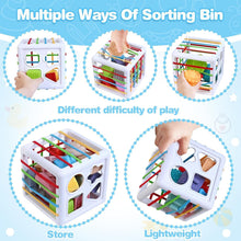 Load image into Gallery viewer, Premium Quality Montessori Toys: 5-in-1 Educational Set for Infant Development
