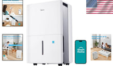 Load image into Gallery viewer, Sleek 50 Pint Dehumidifier for 4,500 Sq. Ft. - Smart Control &amp; Quiet Performance