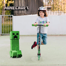 Load image into Gallery viewer, Minecraft 2 Wheel Kick Scooter with Light-Up Wheels - Foldable &amp; Adjustable