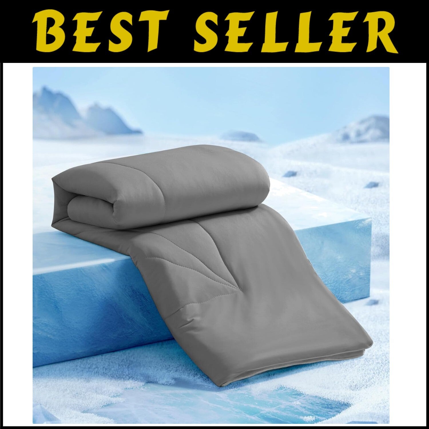 Twin Cooling Comforter - Lightweight, Breathable Hyperallergenic Summer Blanket