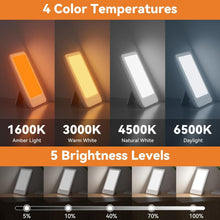Load image into Gallery viewer, Portable Sunlight Therapy Lamp with 11 Colorful Lights &amp; Memory Function