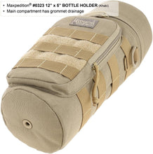 Load image into Gallery viewer, Lightweight Khaki Bottle Holder - 12" High for Hiking and Outdoor Adventures