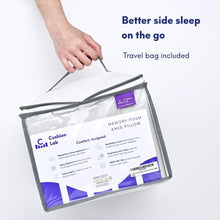 Load image into Gallery viewer, Hypoallergenic Memory Foam Knee Pillow - Alleviate Back Pain &amp; Enhance Sleep