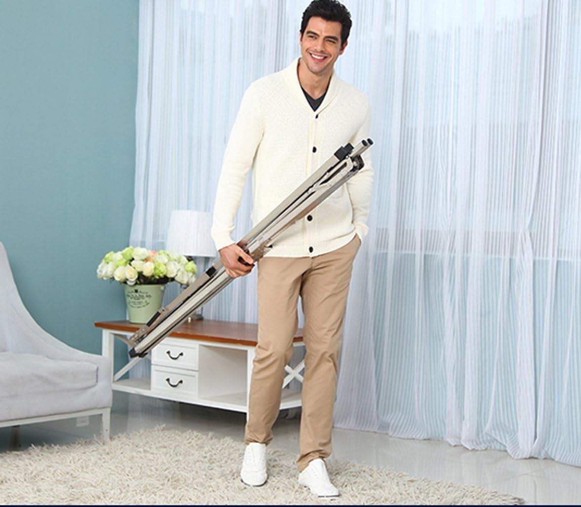 63-Inch Collapsible Heavy Duty Clothes Drying Rack for Indoor/Outdoor Use