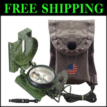 Load image into Gallery viewer, Compact Military Lensatic Compass - Waterproof &amp; Durable for Tough Conditions