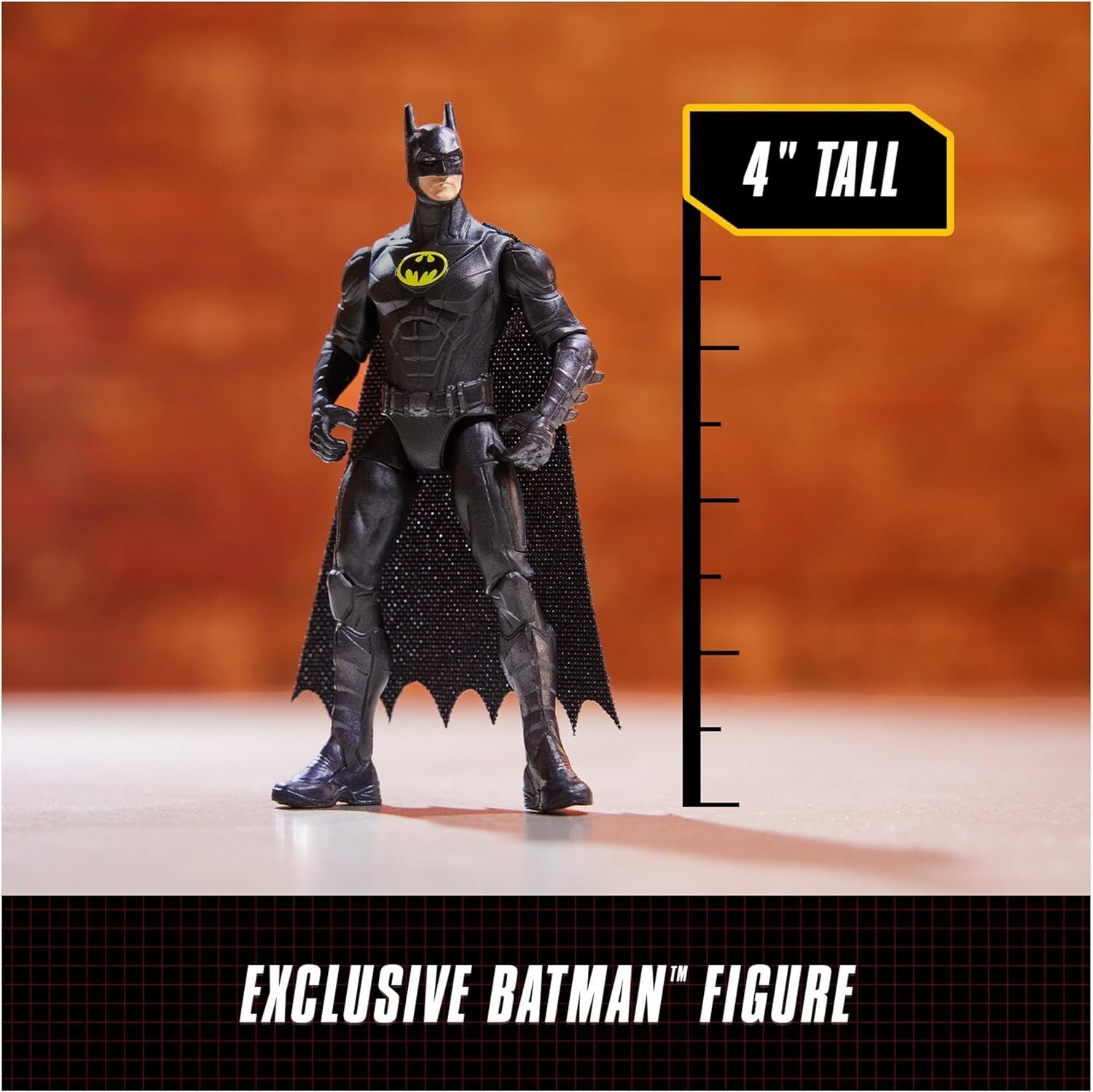 Dynamic 1989 Batmobile RC with Light-Up Features & Rotating Batcave Display Base