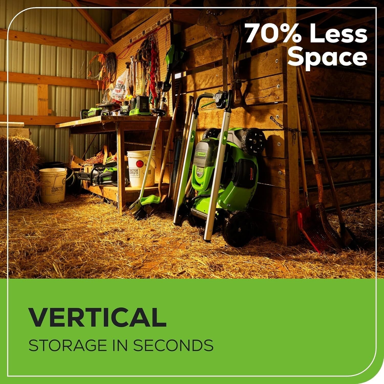 Durable 60V Cordless Lawn Mower with LED Lights & Effortless Self-Propulsion