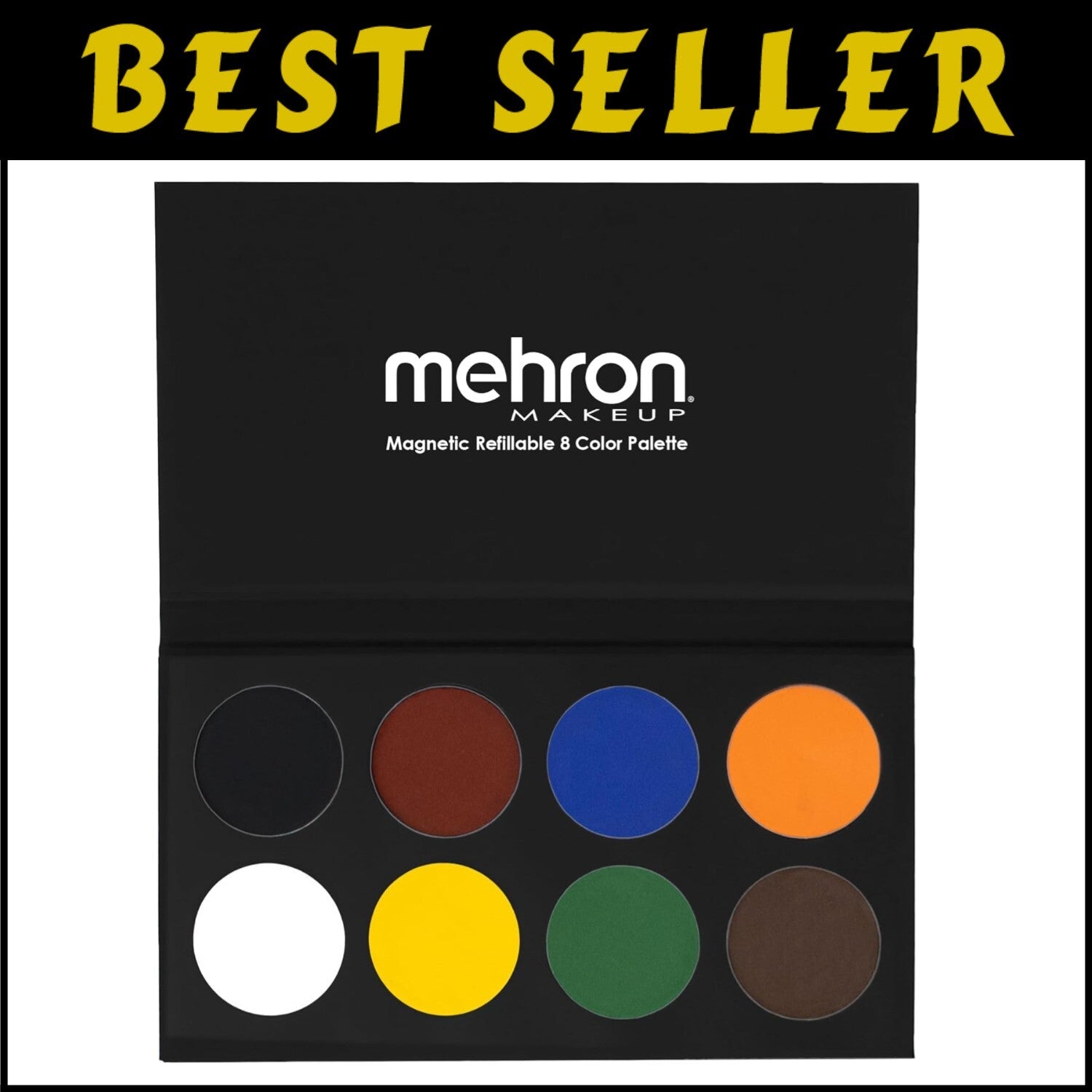 Magnetic 8-Color Refillable Face & Body Paint Palette - Professional Quality