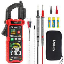 Load image into Gallery viewer, Compact Red Clamp Multimeter with Inrush Current Function &amp; Safety Features