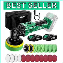 Load image into Gallery viewer, Lightweight KIMO 20V Cordless Polisher Kit with Dual Batteries &amp; Fast Charger