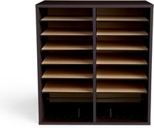 Load image into Gallery viewer, Sturdy Freestanding Wooden Organizer with Adjustable Shelves - Elegant Design