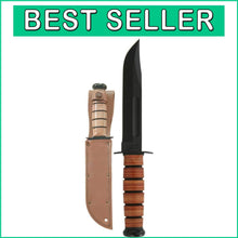 Load image into Gallery viewer, Lightweight 7-Inch Clip Point Hunting Knife with Rust Resistant Finish