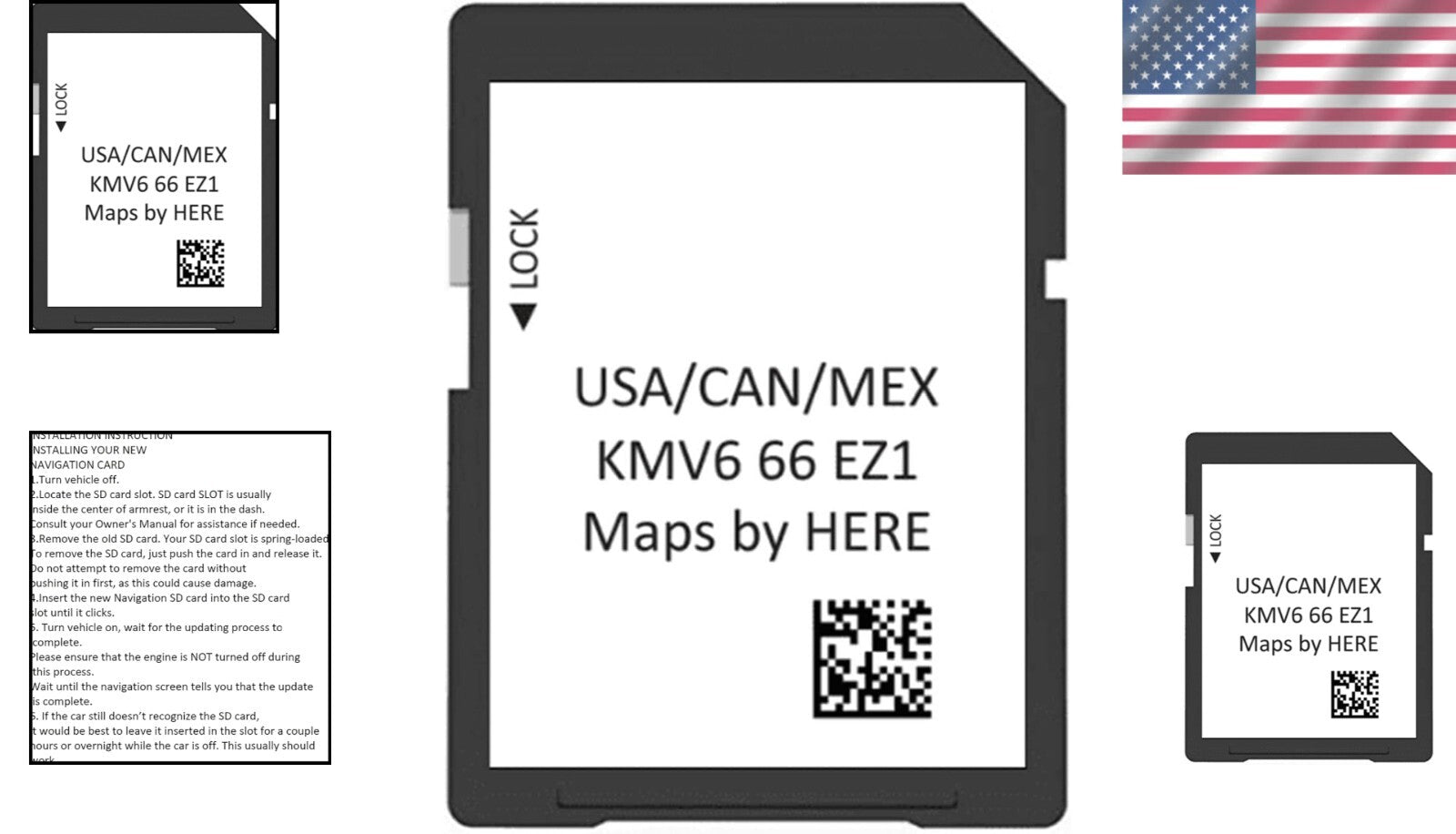2024-2025 Mazda CX-5/CX-30/CX-90 Navigation SD Card with USA & Mexico Maps