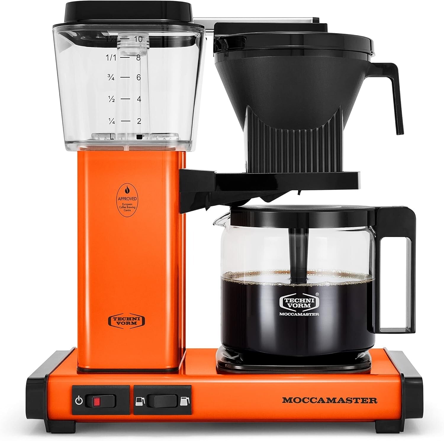 40 oz Moccamaster Coffee Maker in Stylish Orange - Fully Automatic Convenience