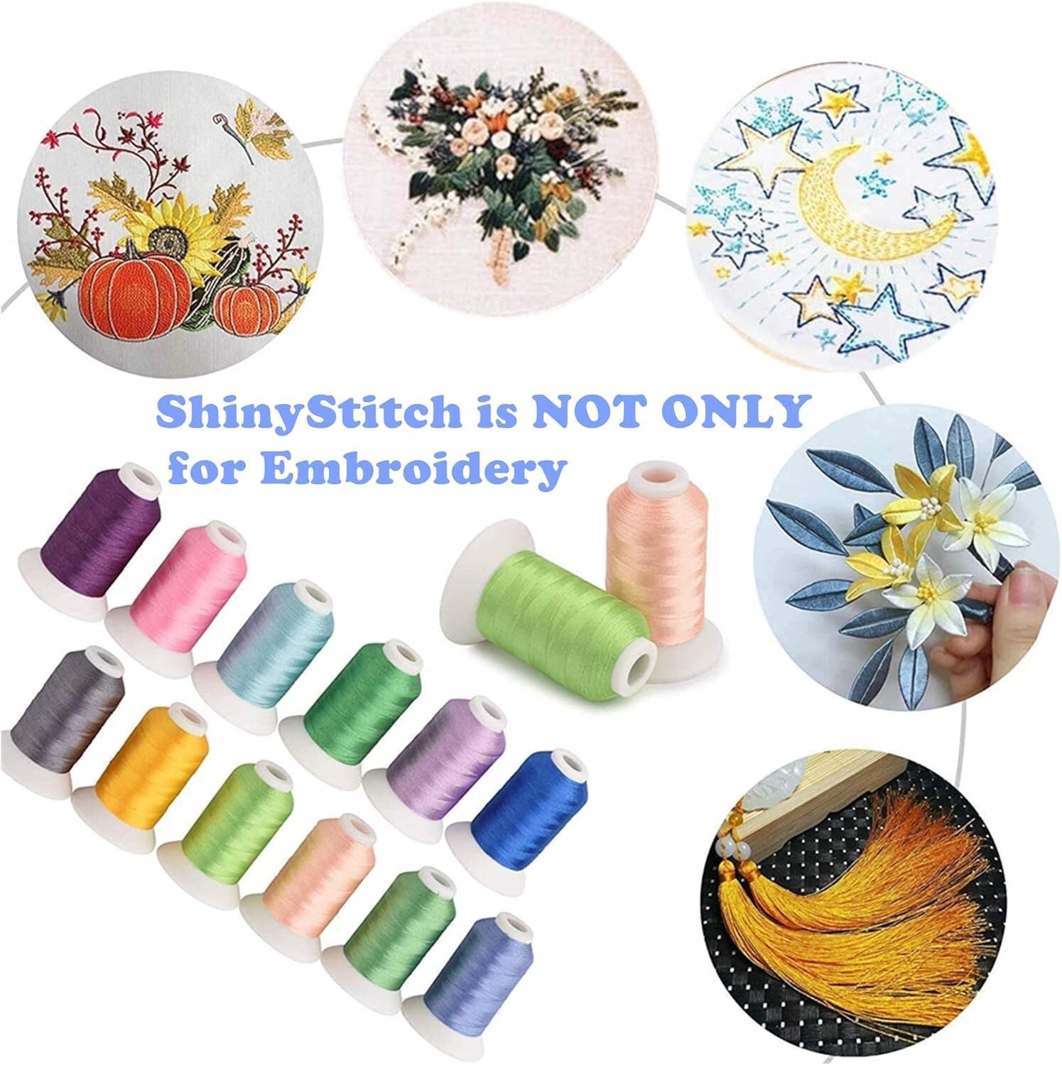 High-Quality 82 Spool Polyester Embroidery Thread Kit - Satisfaction Guaranteed