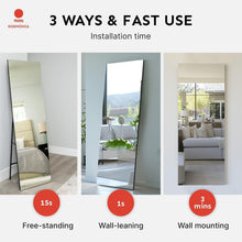 Load image into Gallery viewer, Premium 68x20 Distortion-Free Mirror with Shatter-Proof Glass &amp; Anti-Oxidation