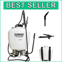 Load image into Gallery viewer, Durable 4-Gallon Poly Backpack Sprayer with 60 PSI Pressure for Effective Use
