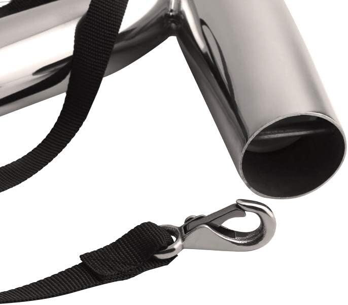 2PCS Heavy-Duty Stainless Steel Fishing Rod Holder for Marine Boat - 20° Angle