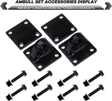 Load image into Gallery viewer, Premium Powder Coated D-Ring Shackle Mounts for Trucks and ATVs (2 Pack)
