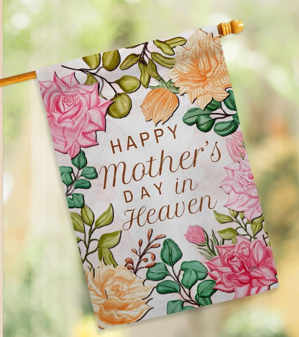 Vibrant Double-Sided Mother's Day Garden Flags - Eco-friendly & Durable