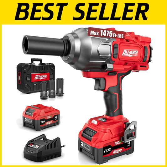 Lightweight Cordless Impact Driver with 4000mAh Battery - Ideal for Mechanics