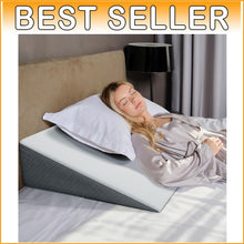 Load image into Gallery viewer, Luxurious 31x33 Extra Large Wedge Pillow - Soft Foam for Ultimate Comfort