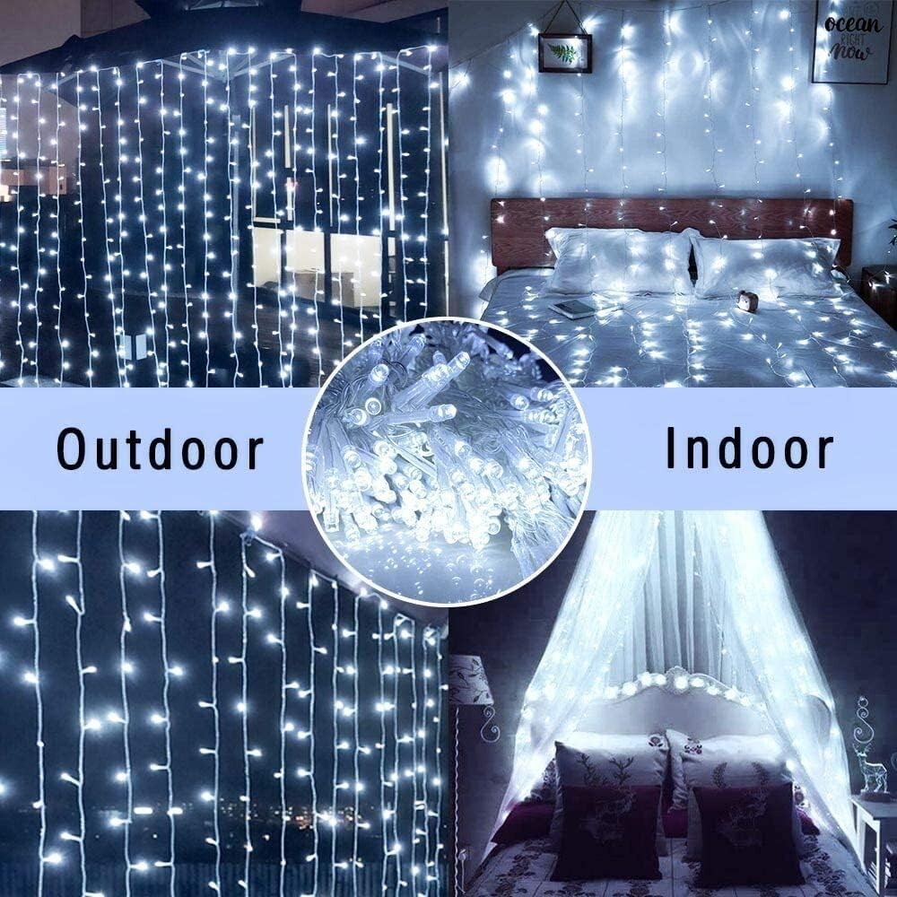 Remote-Controlled Solar 300 LED Fairy String Lights - Multi-Use Outdoor Decor