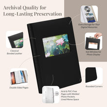 Load image into Gallery viewer, Classic Bonded Leather Photo Albums - 2-Pack, 9.5x13 Inches for 300 Photos