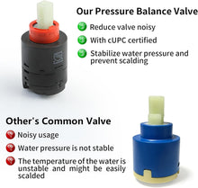 Load image into Gallery viewer, Matte Black Dual Function Wall Mount Shower Valve with Pressure Balance Control