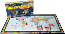 Load image into Gallery viewer, Who Knows Where? - A Fun &amp; Competitive Geography Learning Game for Families
