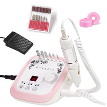 Load image into Gallery viewer, High-Speed Nail Efile Machine with Adjustable RPM and Professional Accessories