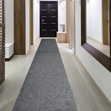 Load image into Gallery viewer, Versatile Hallway Runner - Eco-Friendly Non-Slip 3ft x 8ft Carpet in Grey