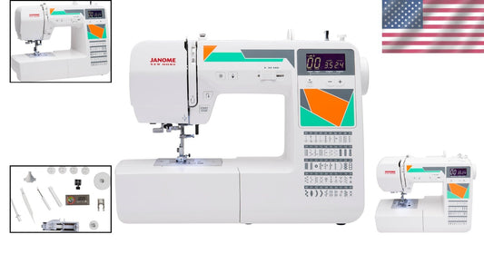 MOD-50 Computerized Sewing Machine - Versatile with 50 Stitches & LCD Navigation