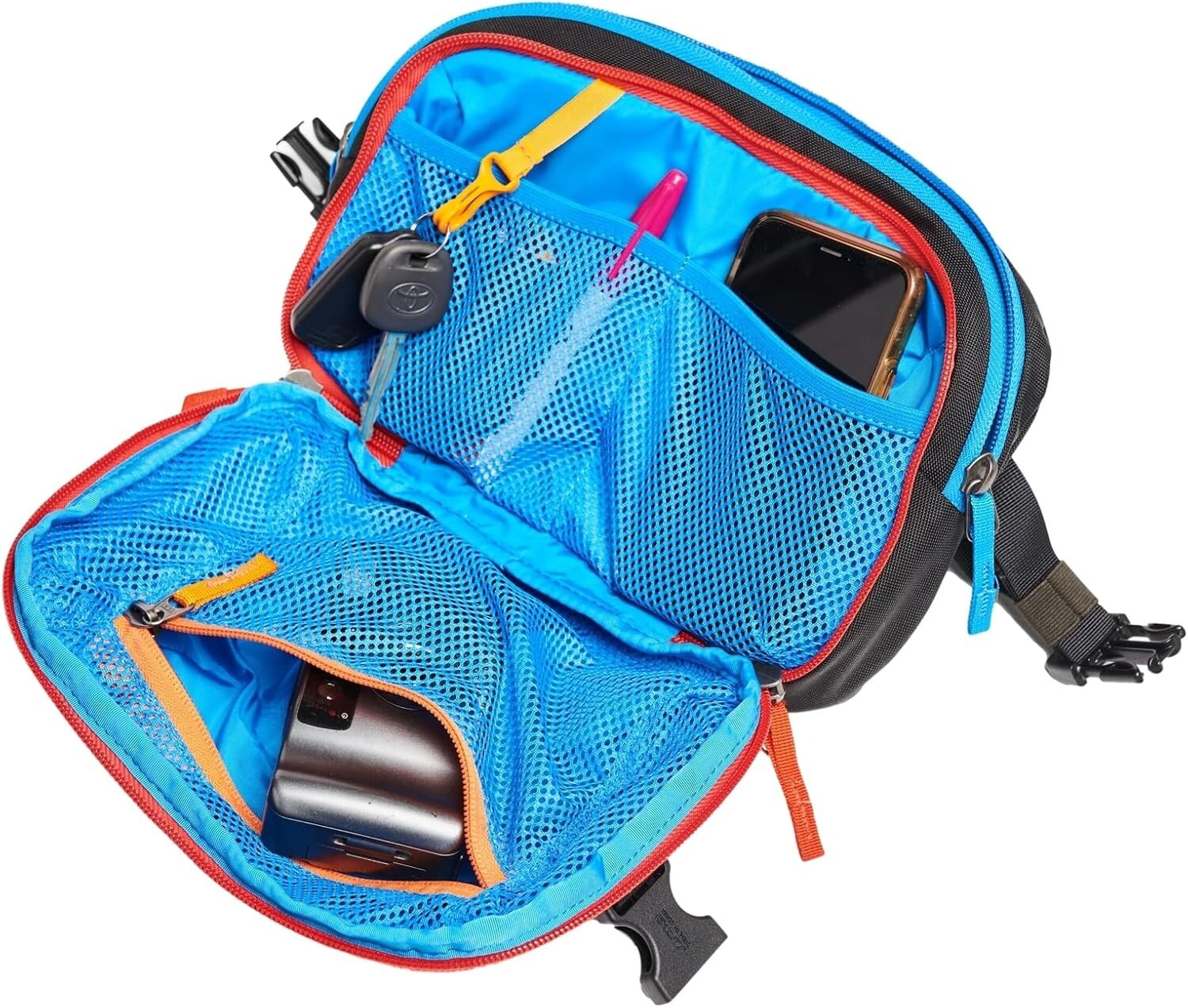 Allpa X 4L Stylish Multi-Sport Hip Pack with Butterfly Opening - Pacific Blue