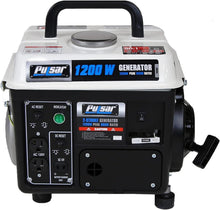 Load image into Gallery viewer, Lightweight 1,200 Peak Watts Gas Generator with Recoil Start for Outdoor Use