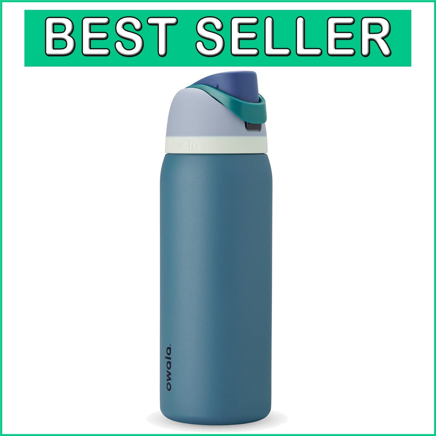 40oz Denim Insulated Stainless Steel Water Bottle with FreeSip Straw & Lid