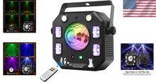 Load image into Gallery viewer, Stunning 4-in-1 LED Disco Party Light with Kaleidoscope &amp; Strobe Effects