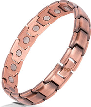 Load image into Gallery viewer, Premium Quality Copper Magnetic Anklet for Wellness - Adjustable Design