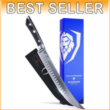 Load image into Gallery viewer, High-Carbon German Steel Knife - 10-Inch Cimitar with Ergonomic G10 Handle