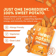 Load image into Gallery viewer, Healthy Sweet Potato Chews for Dogs - Grain-Free, Vegetarian Treats - 2 lb Pack