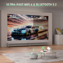 Load image into Gallery viewer, Portable Full HD 1080P Mini Projector with WiFi &amp; Bluetooth - Netflix Ready