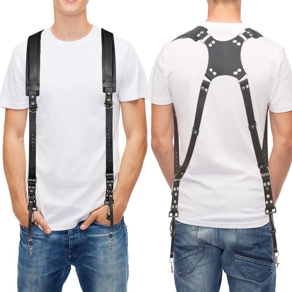 Premium Leather Dual Camera Strap with Soft Padding for Stylish Photography