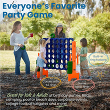Load image into Gallery viewer, Extra-Large 4-to-Score Game - Durable Blue/Orange Outdoor/Indoor Fun