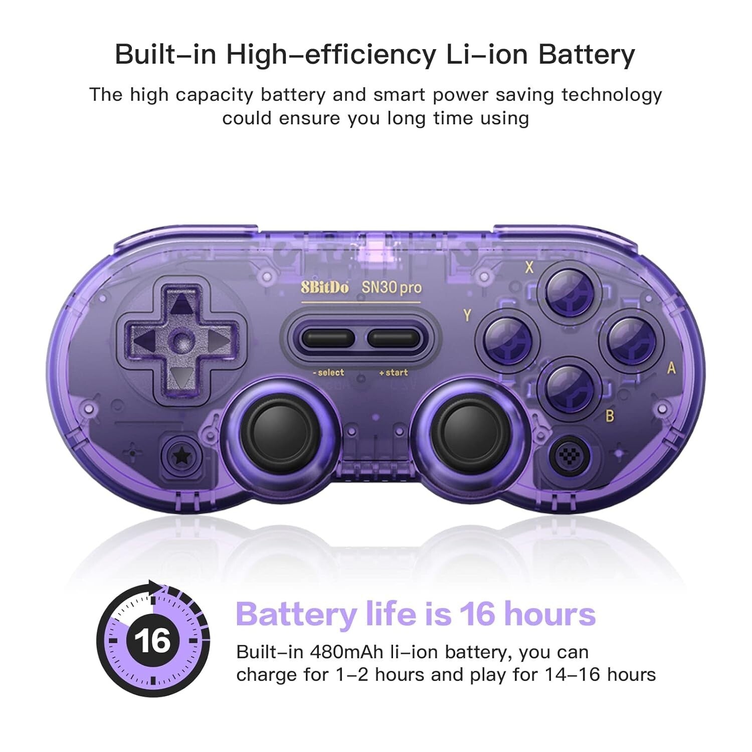 Fully Featured SN30 Pro Bluetooth Controller - Rechargeable with Vibration